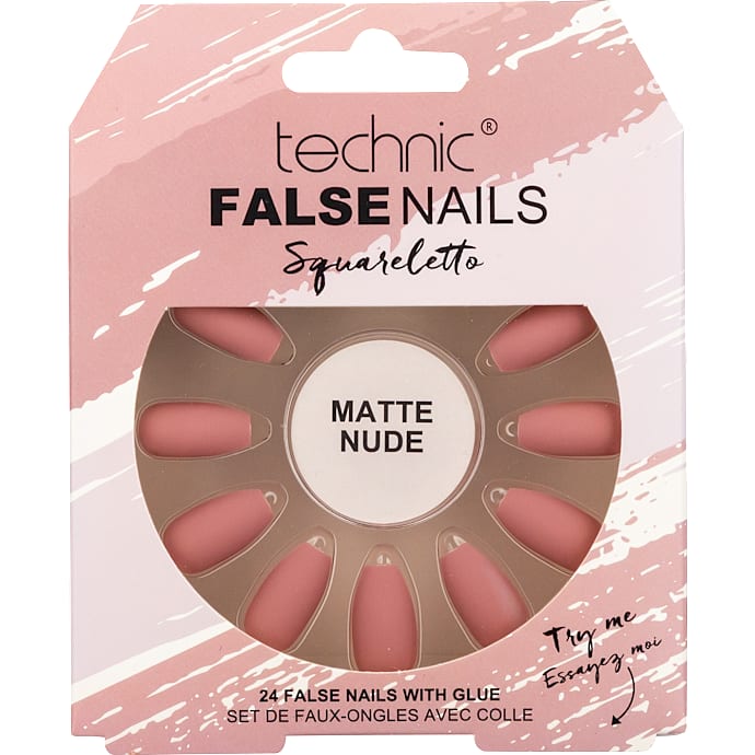 Kunstige negle Matte Nude