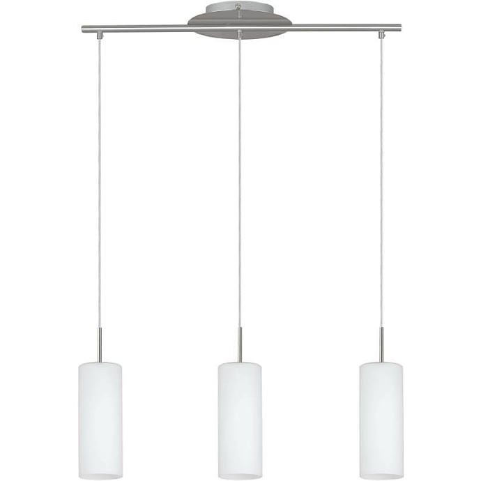 Eglo Troy langbordspendel stål/hvid