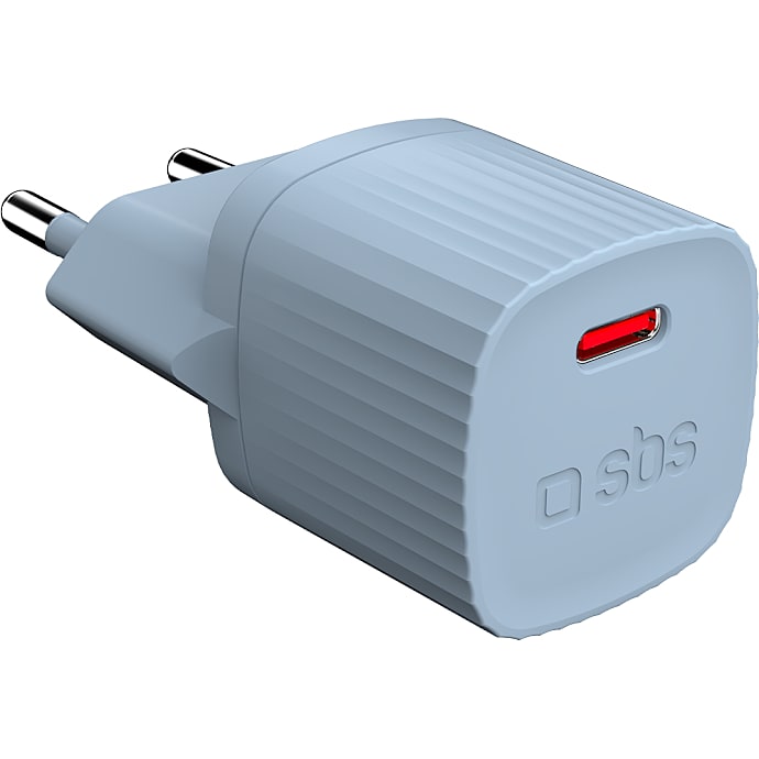 SBS Oplader 25W Blå