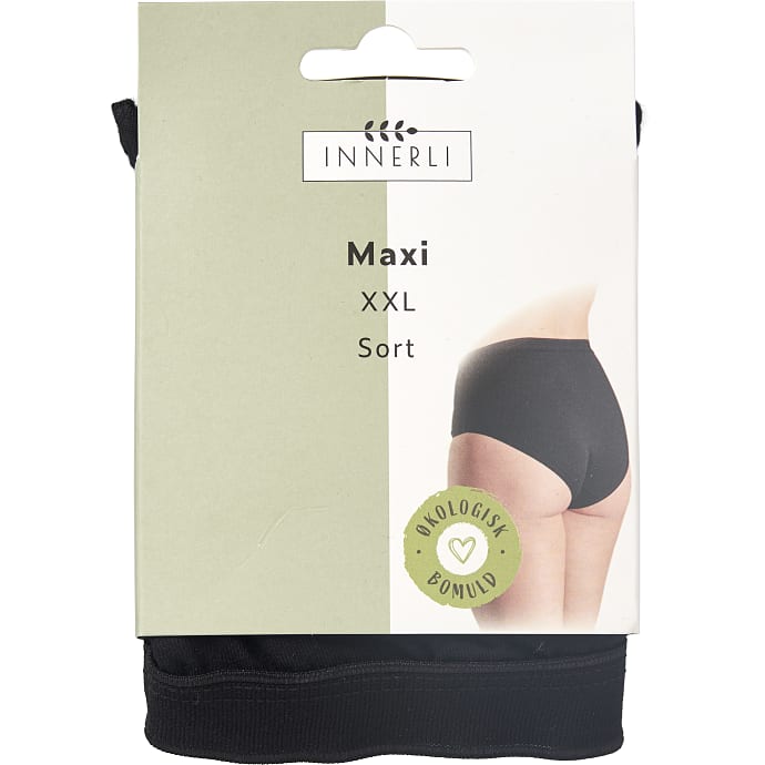 Dame maxi trusse str. 2XL - sort – produktbillede