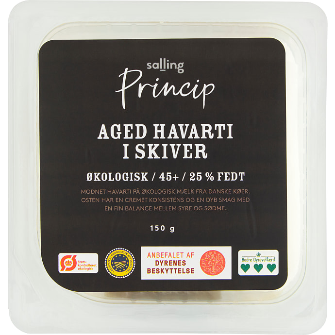 Salling Princip Havarti i skiver 25% 150 g