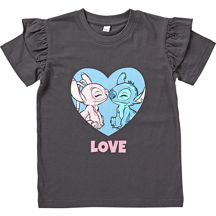 Stitch T-shirt str. 110/116 - grå
