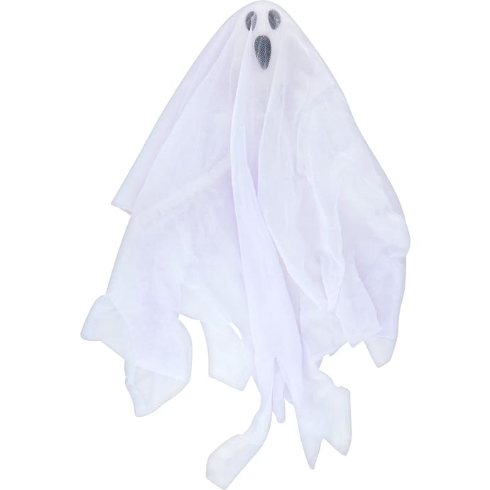 Halloween spøgelse 40 cm - Hvid