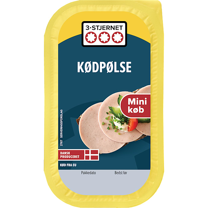 Kødpølse i skiver – produktbillede
