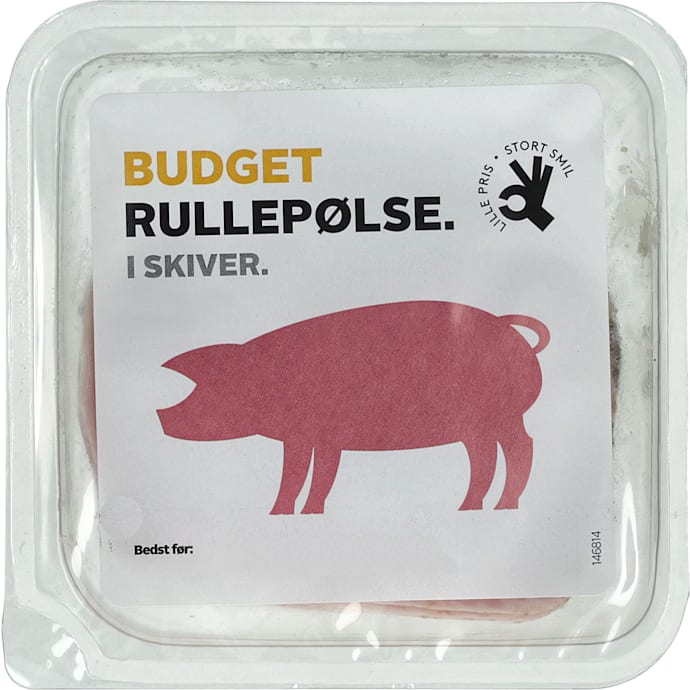 Rullepølse i skiver