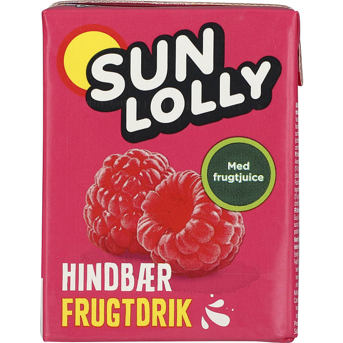 Frugtdrik m. hindbærsmag