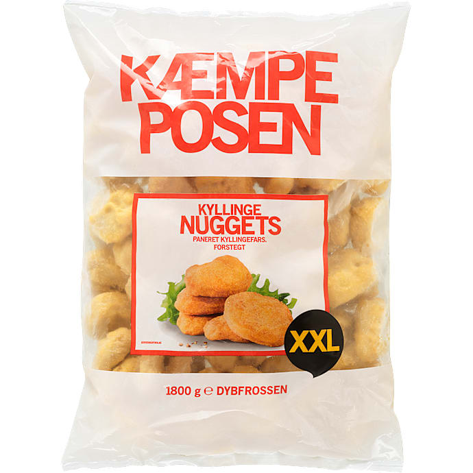 Kæmpeposen Kyllingenuggets