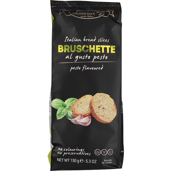 Laurieri Bruschette m. pestosmag