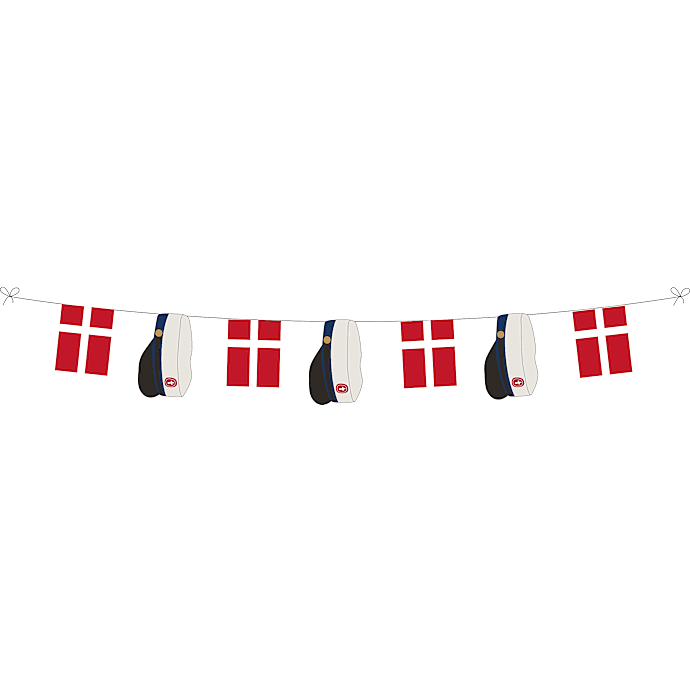 Studenter Guirlande Blå