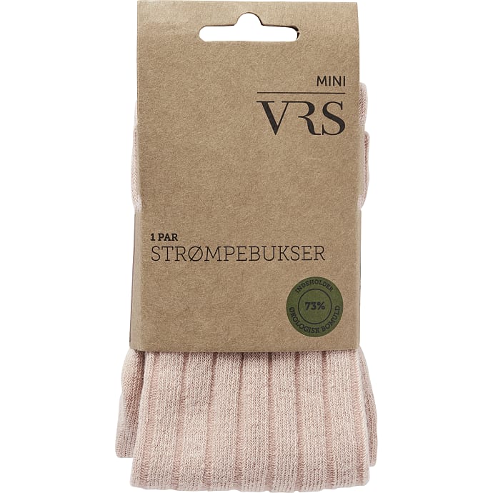 VRS baby strømpebukser str. ½-1 år - rosa