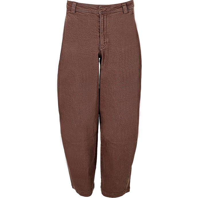 VRS dame barrel jeans str. 38 - brun