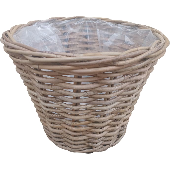 Nantes flettet kurv - lille - B: 32 x D: 32 x H: 24 cm