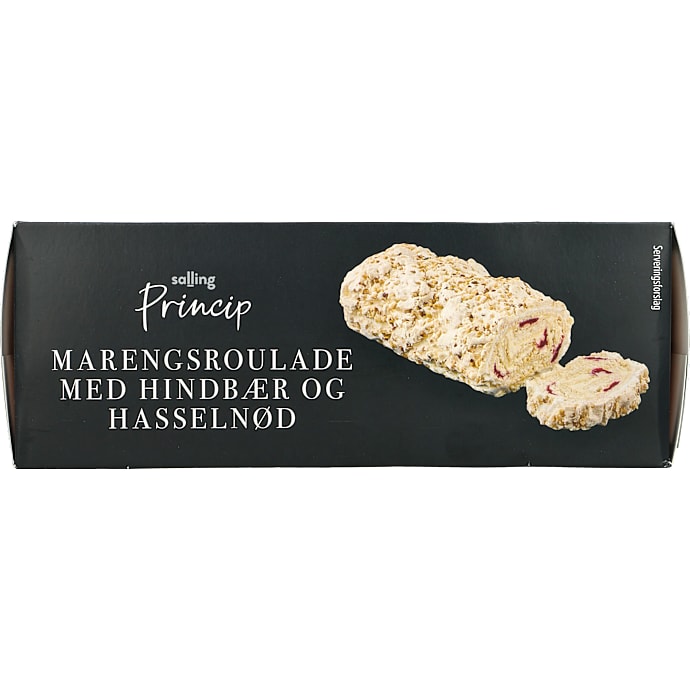 Marengsroulade m. hindbær og hasselnødder