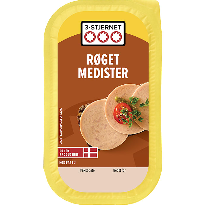 Røget medister i skiver