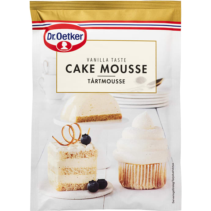 Dr. Oetker Kagemousse m. vaniljesmag 90 g