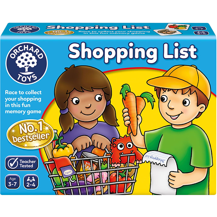 Orchard Toys indkøbsliste