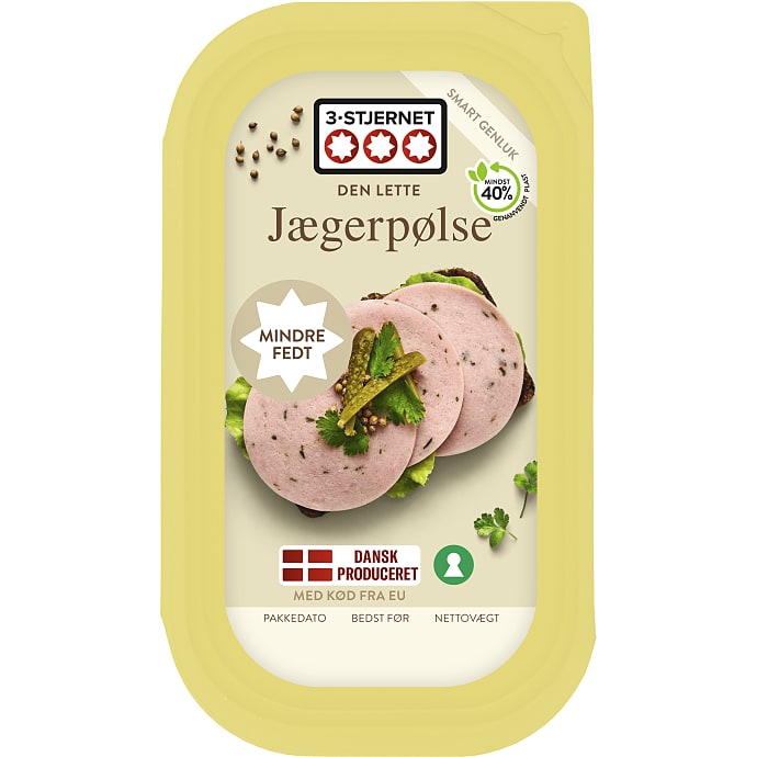 Jægerpølse i skiver 9% fedt