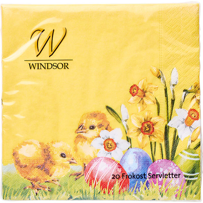 Windsor påskeservietter 33x33 cm