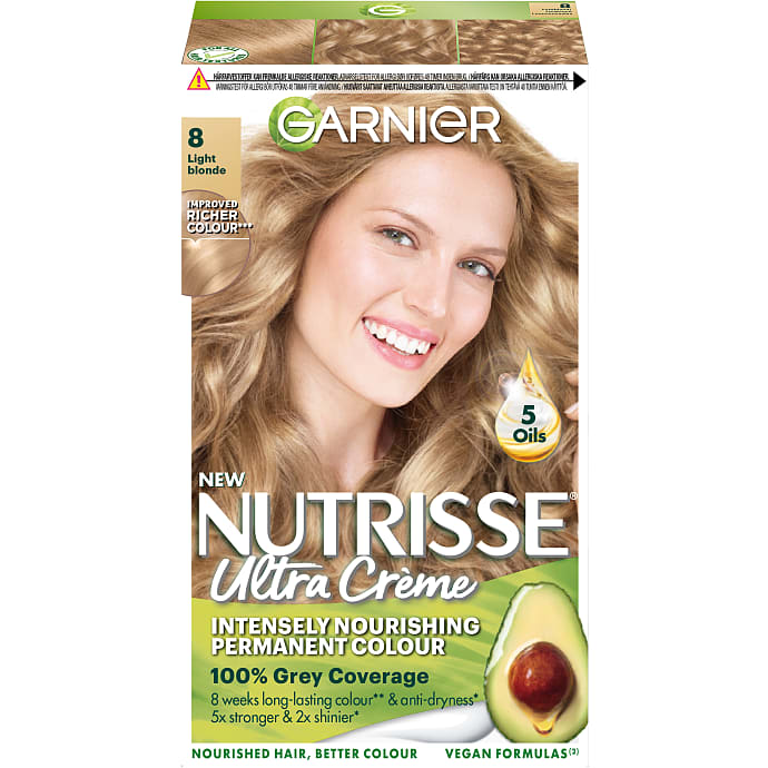 Garnier Permanent hårfarve 8.0 Medium Blond