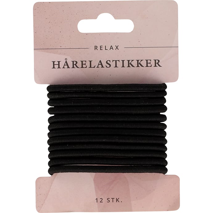 Relax Hårelastikker sort