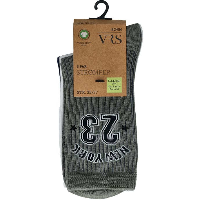 VRS Kids Børnestrømper 3-pak str. 35-37