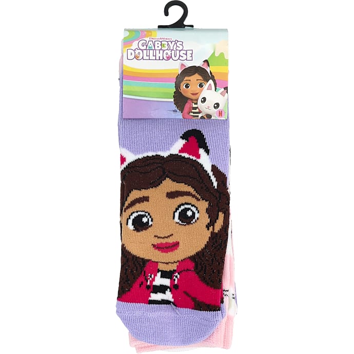 GABBYS DOLLHOUSE børne 5-pak strømper str. 31-34 - multifarvet – produktbillede