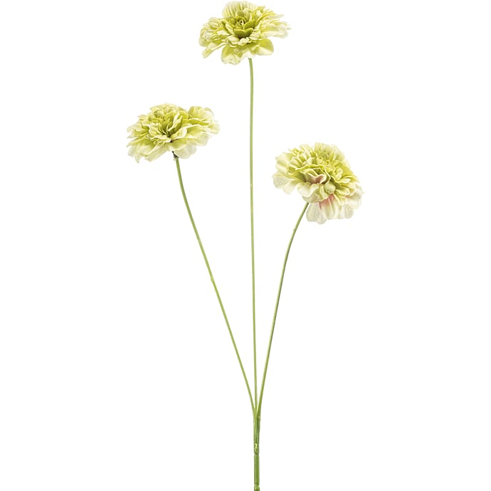 Nellike grøn kunstig blomsterstilk