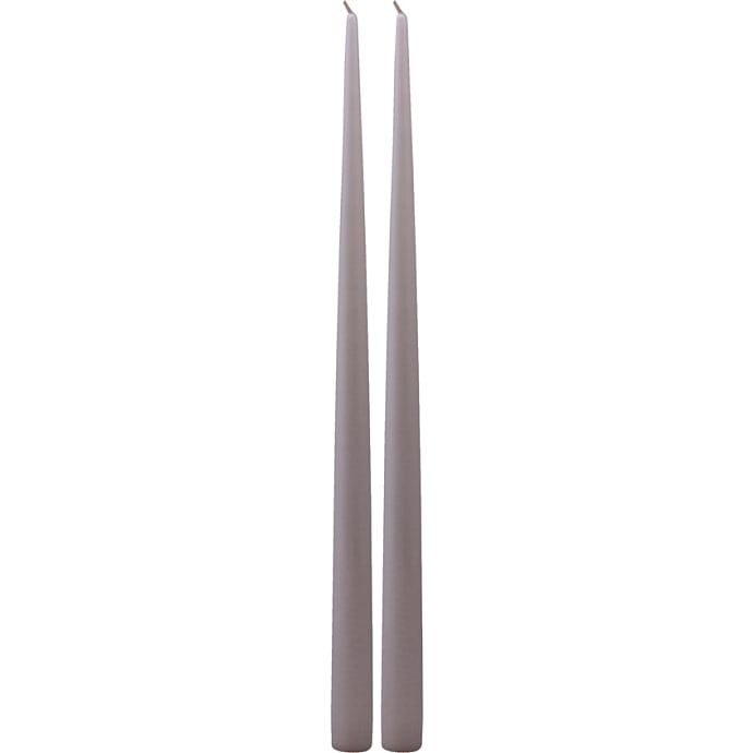Windsor hånddyppede stagelys 39 cm 2-pak - sandfarvet