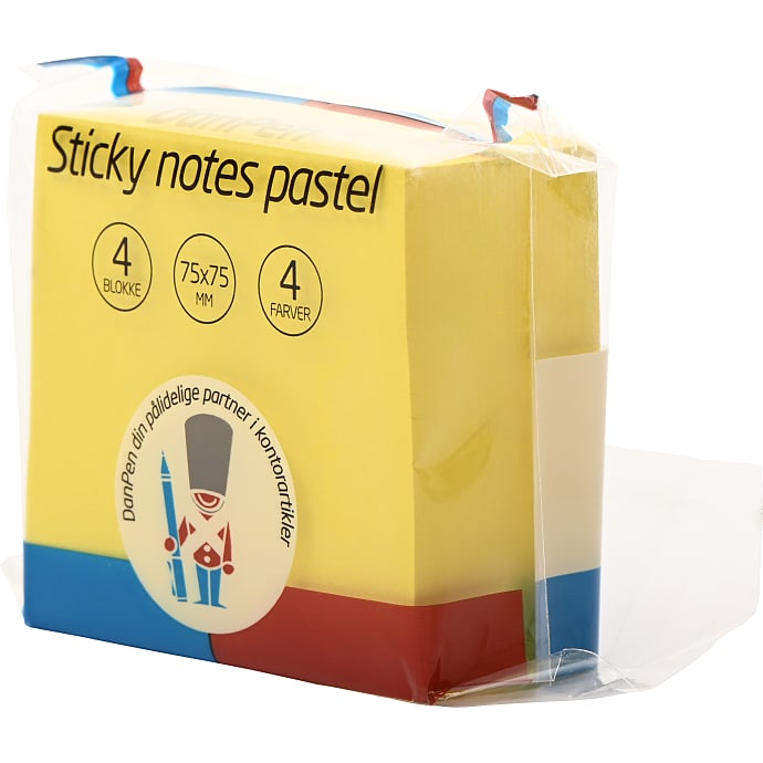 Danpen Sticky Notes pastel 4-pak