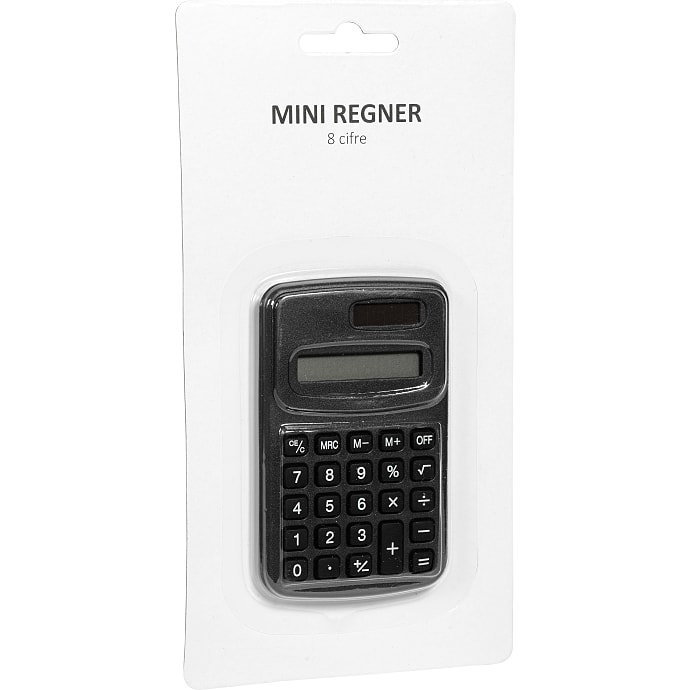 Basic Regnemaskine 8 cifre Sort