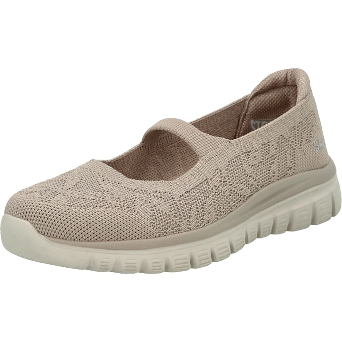 Skechers Dame Ballerina Beige