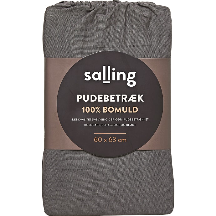 Salling hovedpudebetræk 60x63 cm - grå
