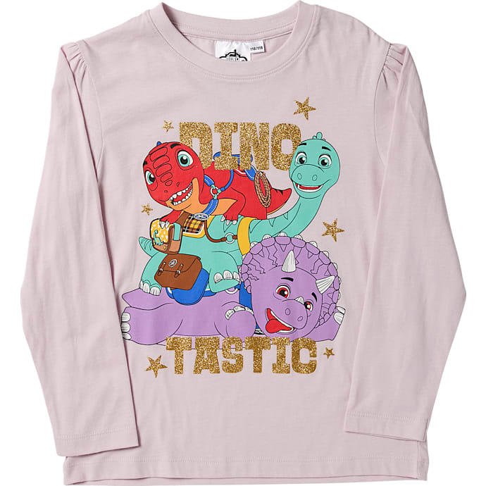 Dino bluse str. 110/116 - lilla