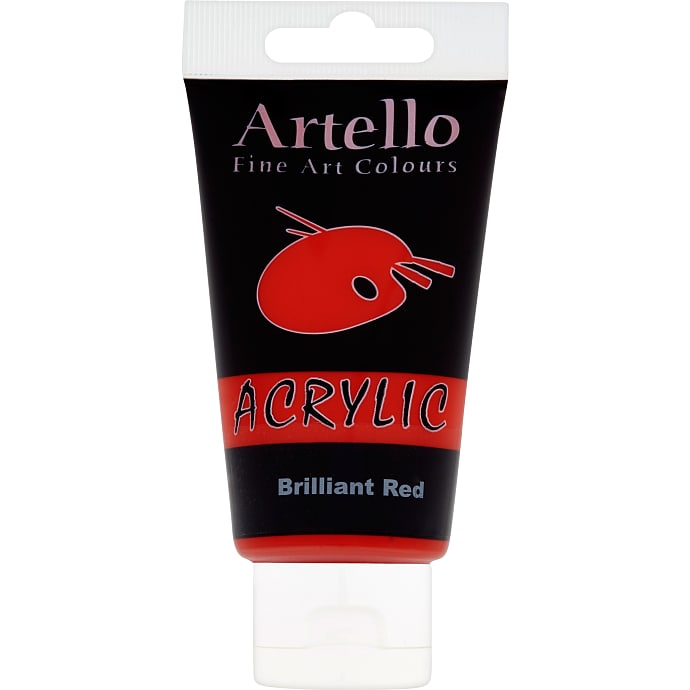 Artello Akrylmaling Brilliant Red