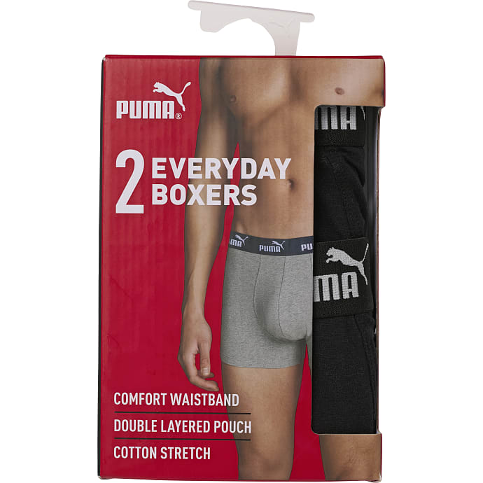 PUMA herre 2-pak tights str. S sort