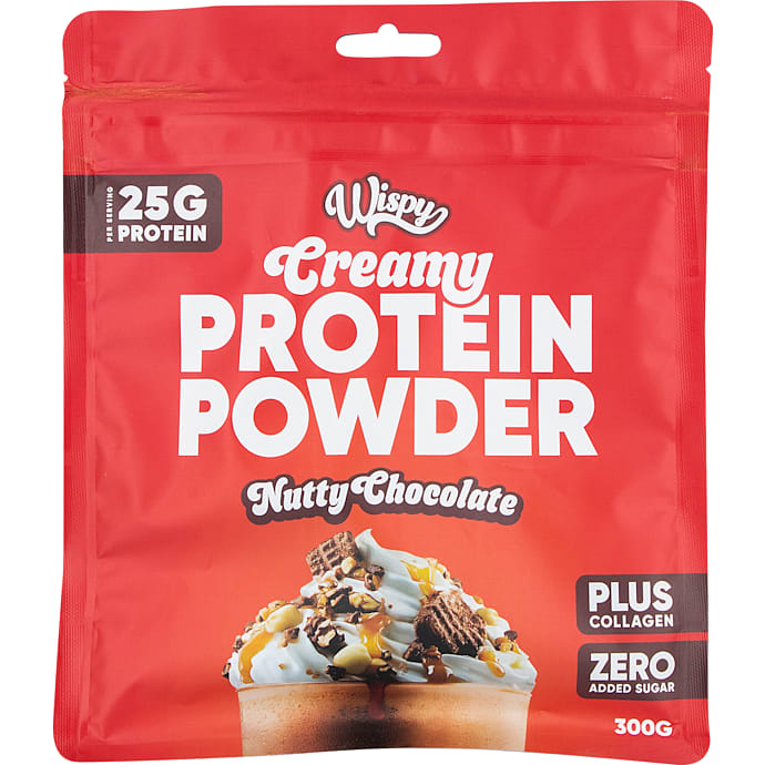 Creamy proteinpulver m. chokolade- og nøddesmag og kollagen