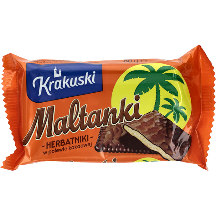 Maltkiks m. chokoladeovertræk