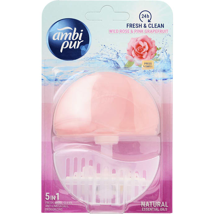 Toiletblok rose og grapefrugt