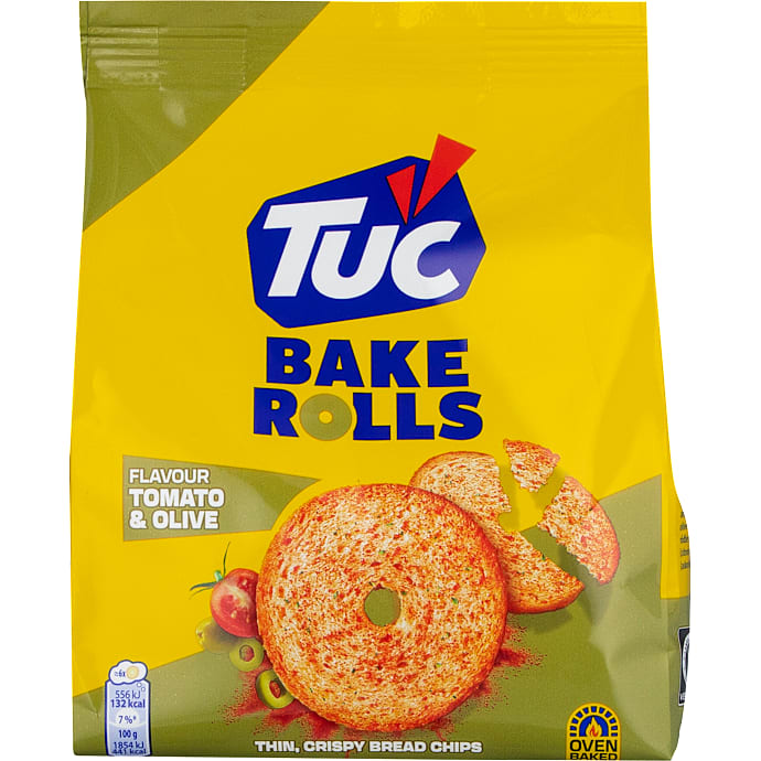 Brødsnacks m. tomat og oliven