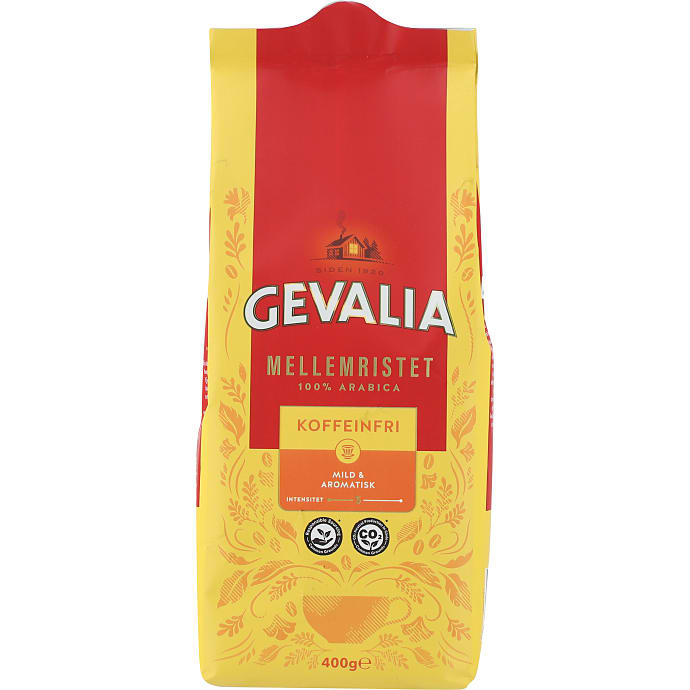Gevalia Koffeinfri Formalet Kaffe 400 g