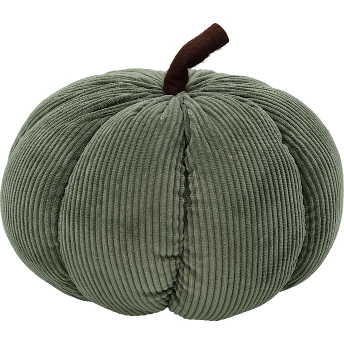 Efterårs græskar i fløjl H: 22 cm - flere varianter - assorteret