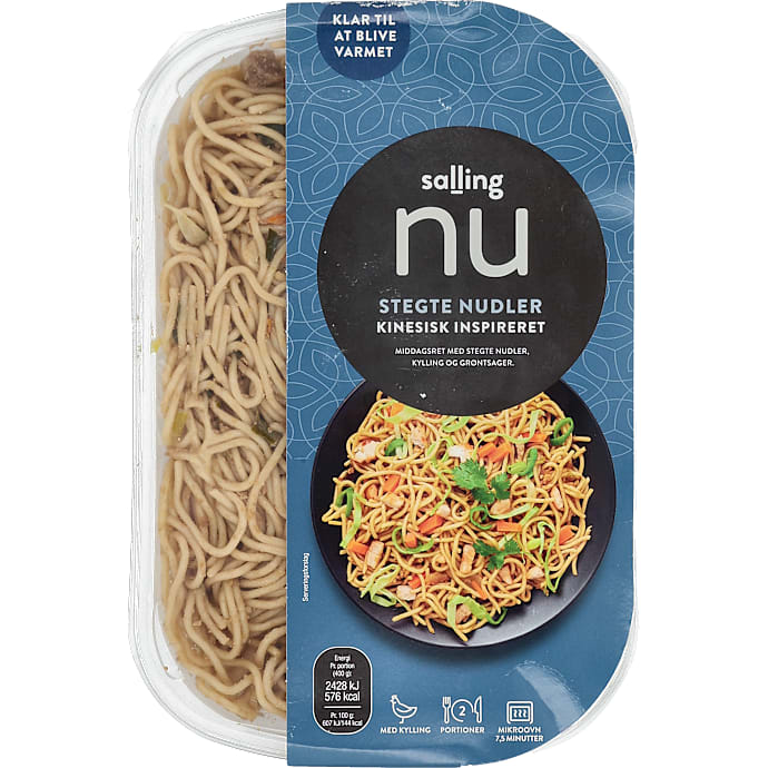 Stegte nudler – produktbillede