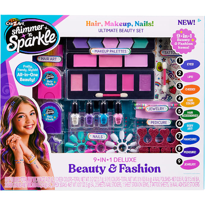 Shimmer'n'Sparkle All-in-One Skønhedssæt