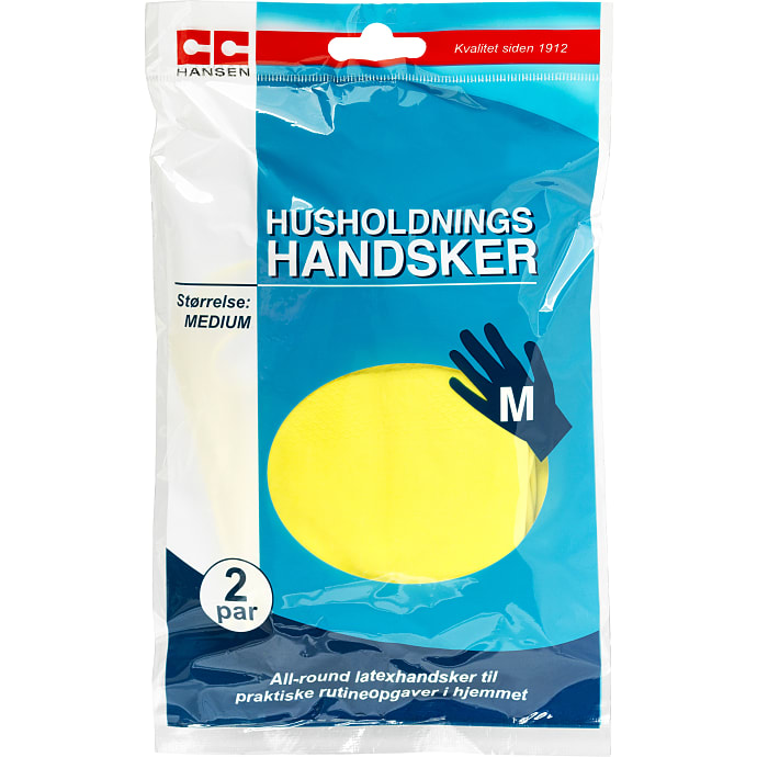 Gummihandsker str. M