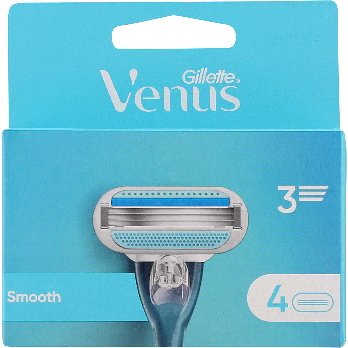 Gillette Venus Smooth Barberblade 4 stk