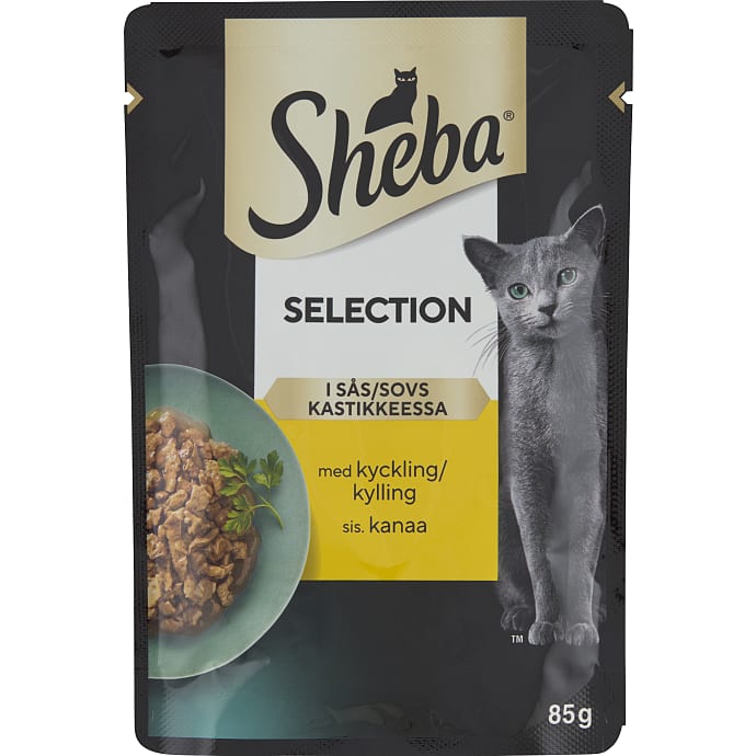 Vådfoder i sovs m. kylling