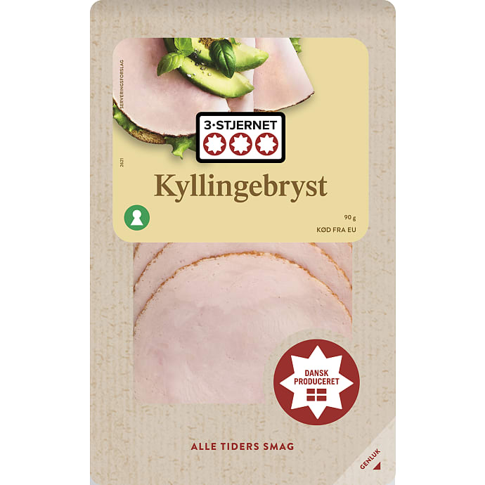 Kyllingebryst i skiver