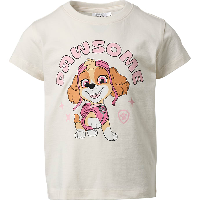 Paw Patrol T-shirt str. 122/128 - hvid
