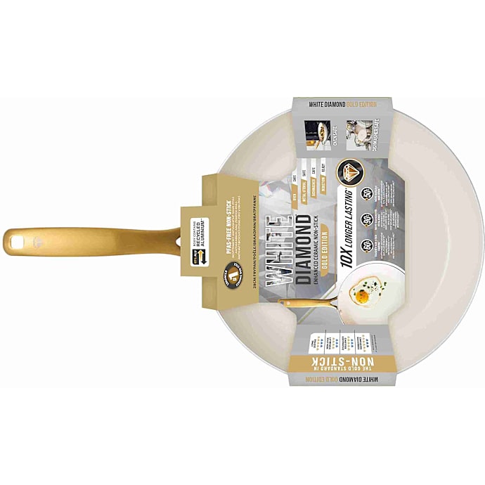 White Diamond Stegepande 28 cm