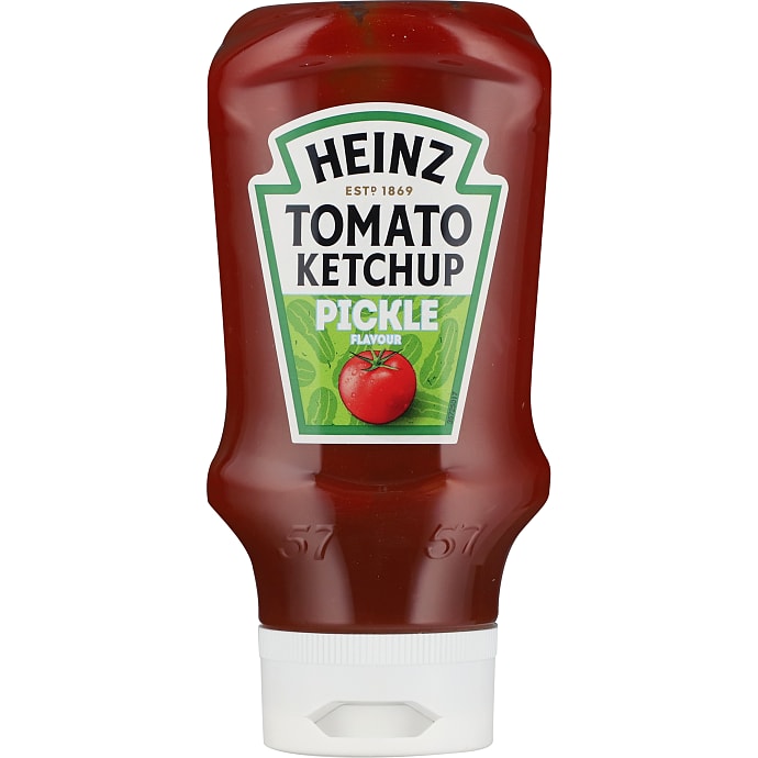 Tomatketchup m. pickle smag